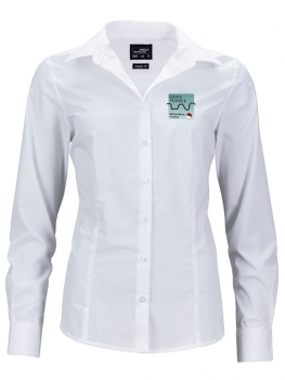Damen Bluse Langarm, inkl. Druck